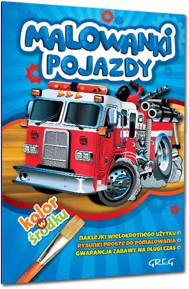 Malowanki - pojazdy - Książki