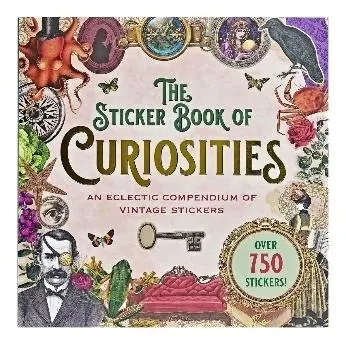 Książka z naklejkami 750szt - Curiosities - Papiernicze i szkolne