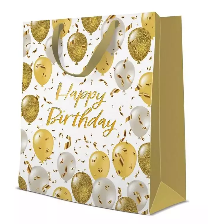 Torebka prezentowa Eleganckie balony, duża - Papiernicze i szkolne