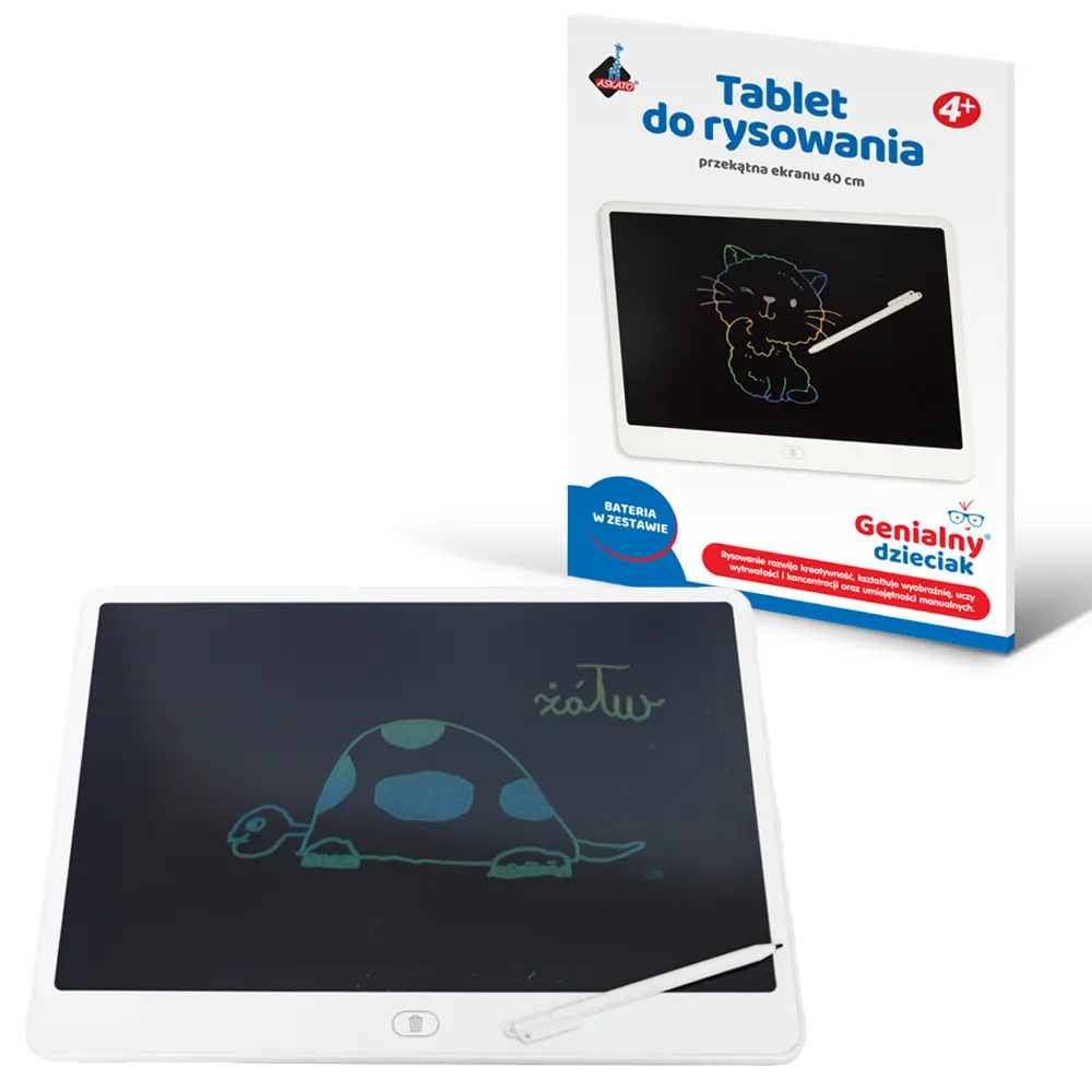 Tablet do rysowania z rysikiem, 16 cali - Zabawki