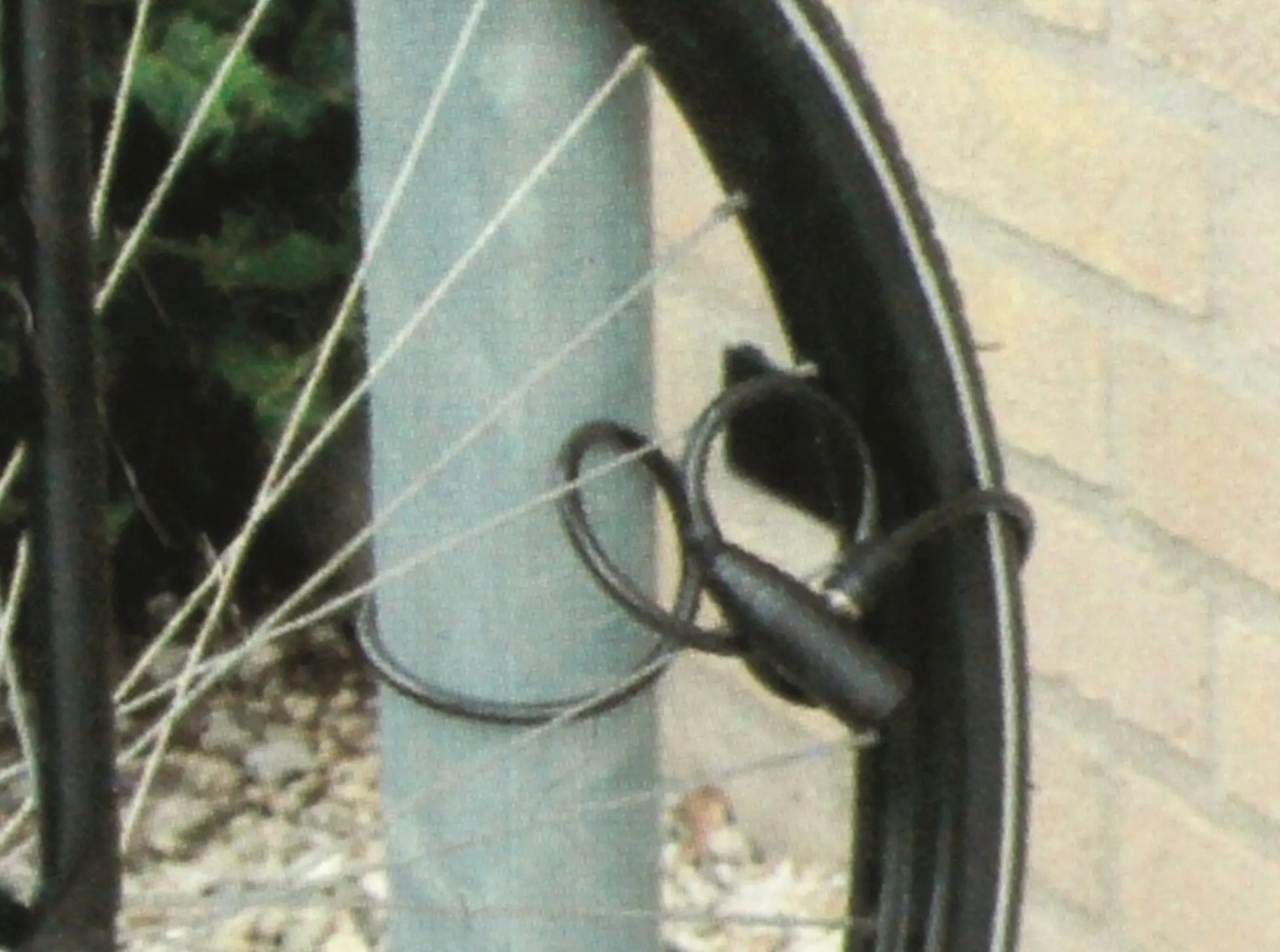 Zapięcie Rowerowe Dunlop Spiralne na Klucz 1.2x180CM - Zabawki