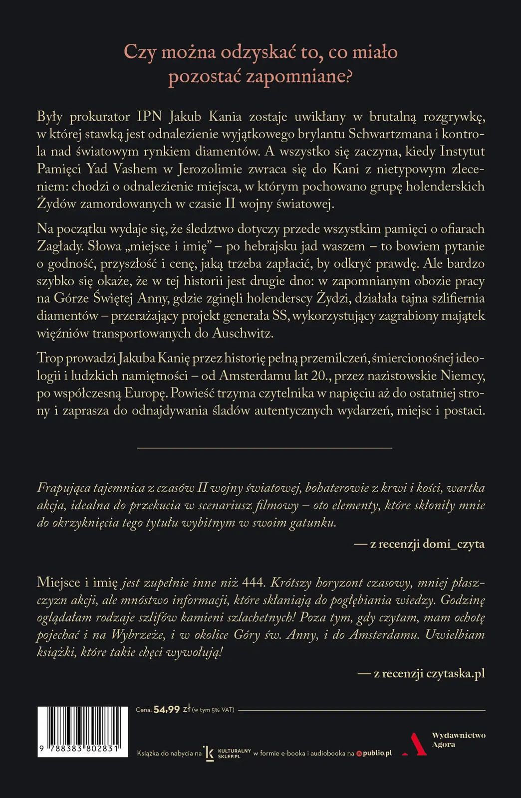 Miejsce i imię, część 2 - Książki