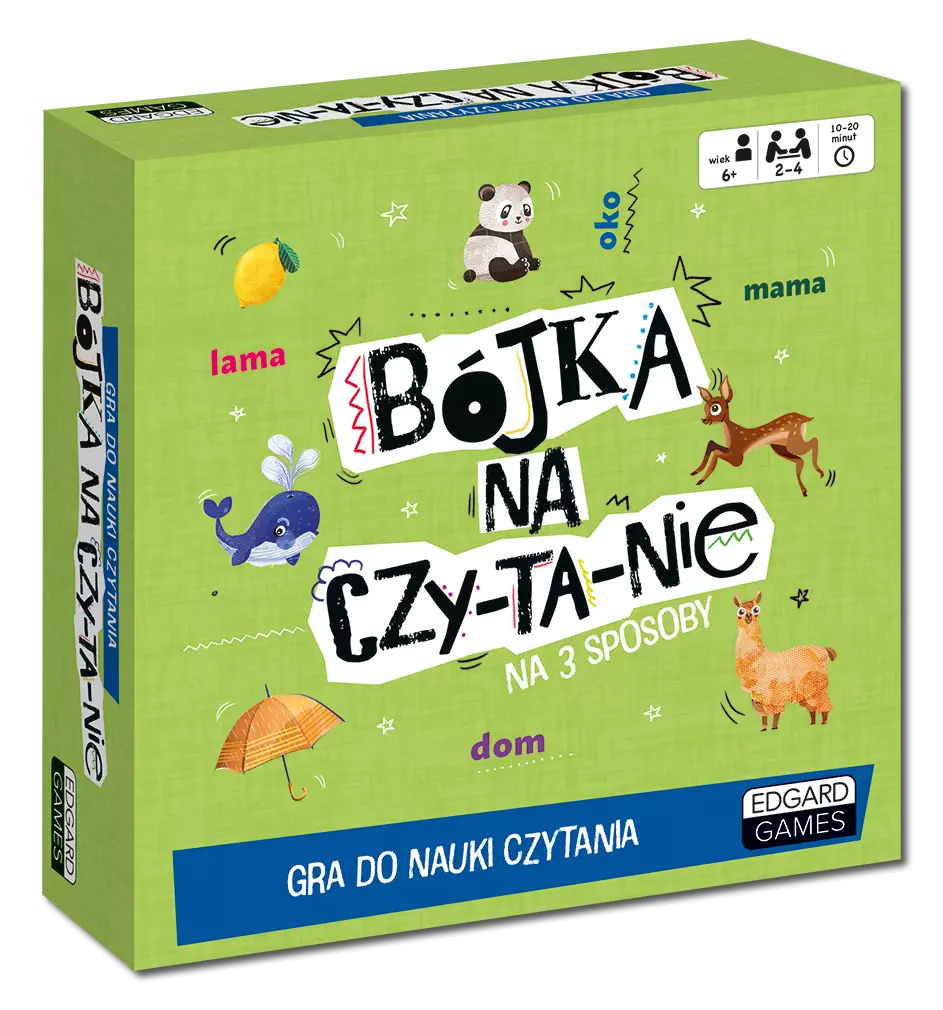 Bójka na czytanie. Gra do nauki czytania - Gry