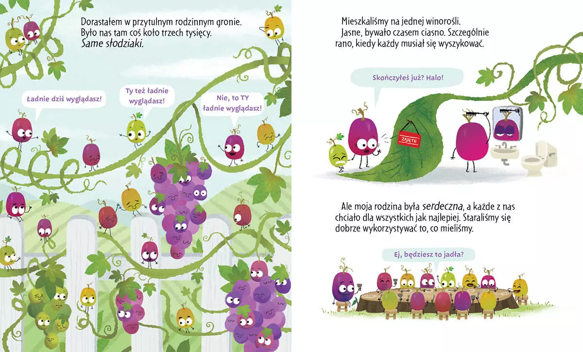 Skwaszone Winogrono. Smaczna Banda i emocje - Książki