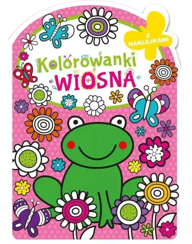 Wiosna. Kolorowanka z wykrojnika - Książki