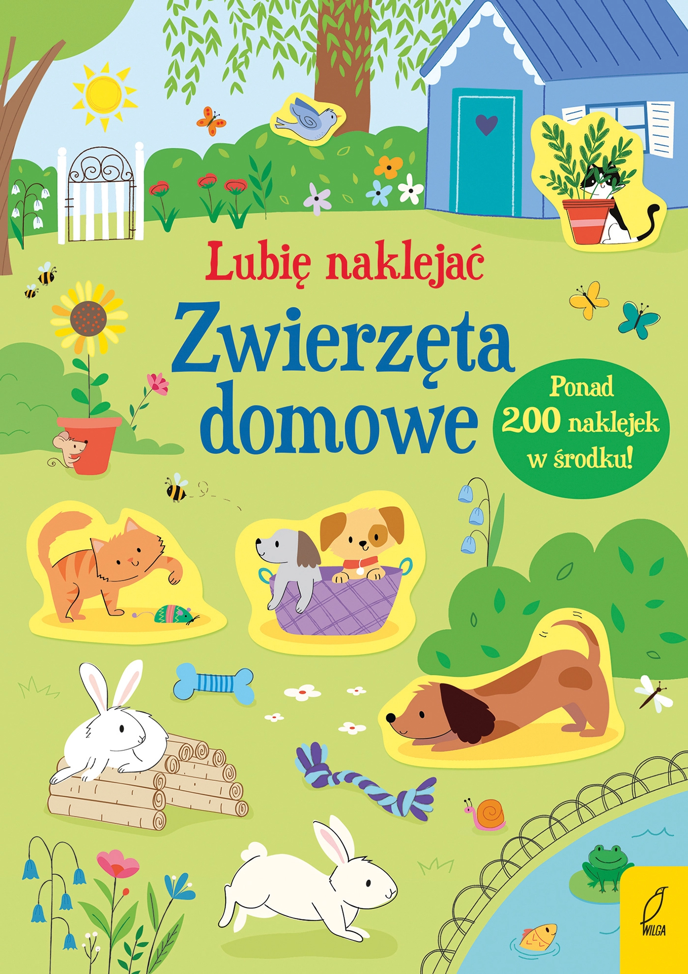 Lubię naklejać. Zwierzęta domowe - Książki