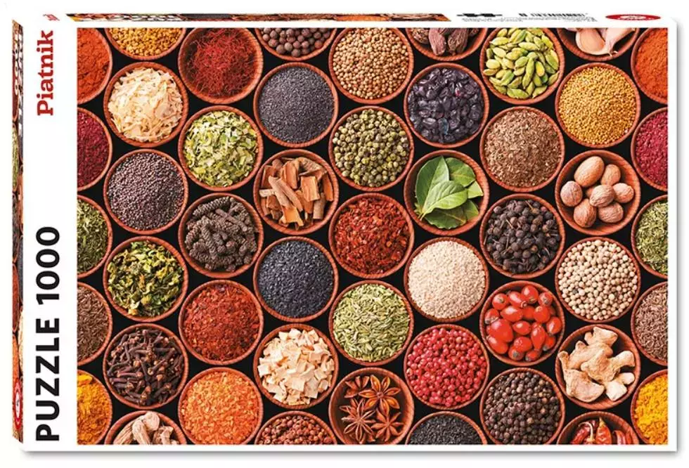 Puzzle 1000 elementów. Zioła i przyprawy