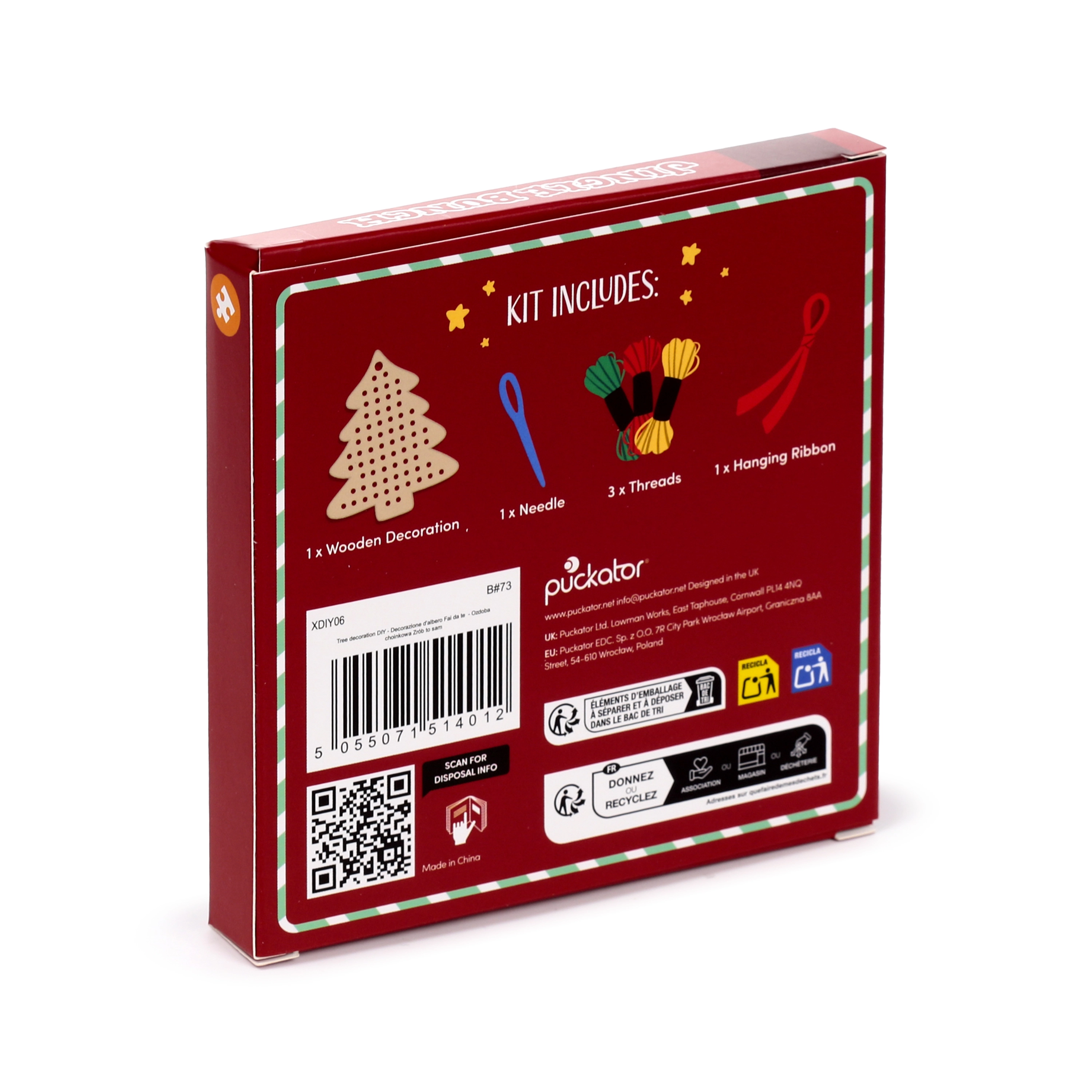 Zestaw do szydełkowania - Jingle Bunch - dekoracje świąteczne - Zabawki