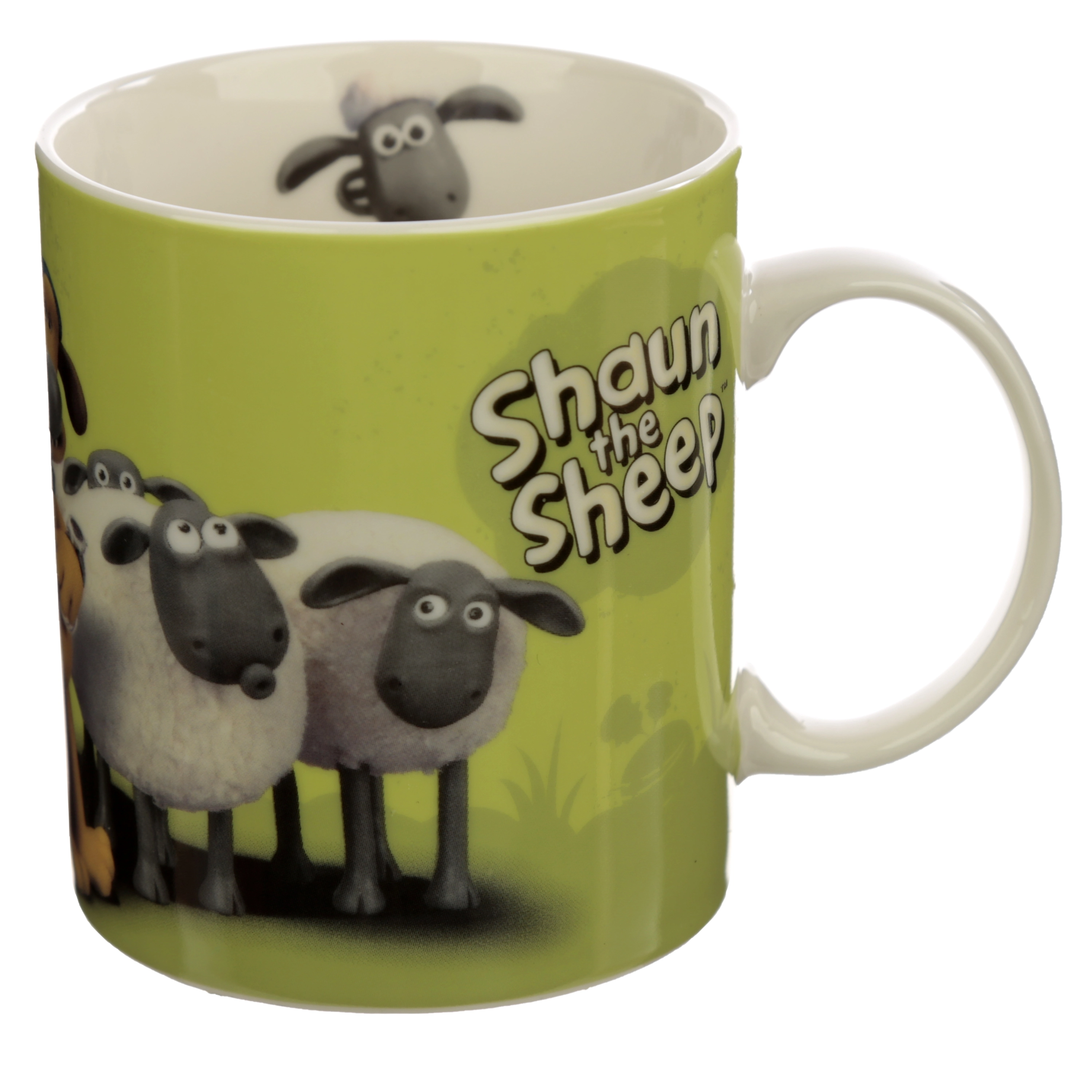 Kubek porcelanowy - Baranek Shaun - Papiernicze i szkolne