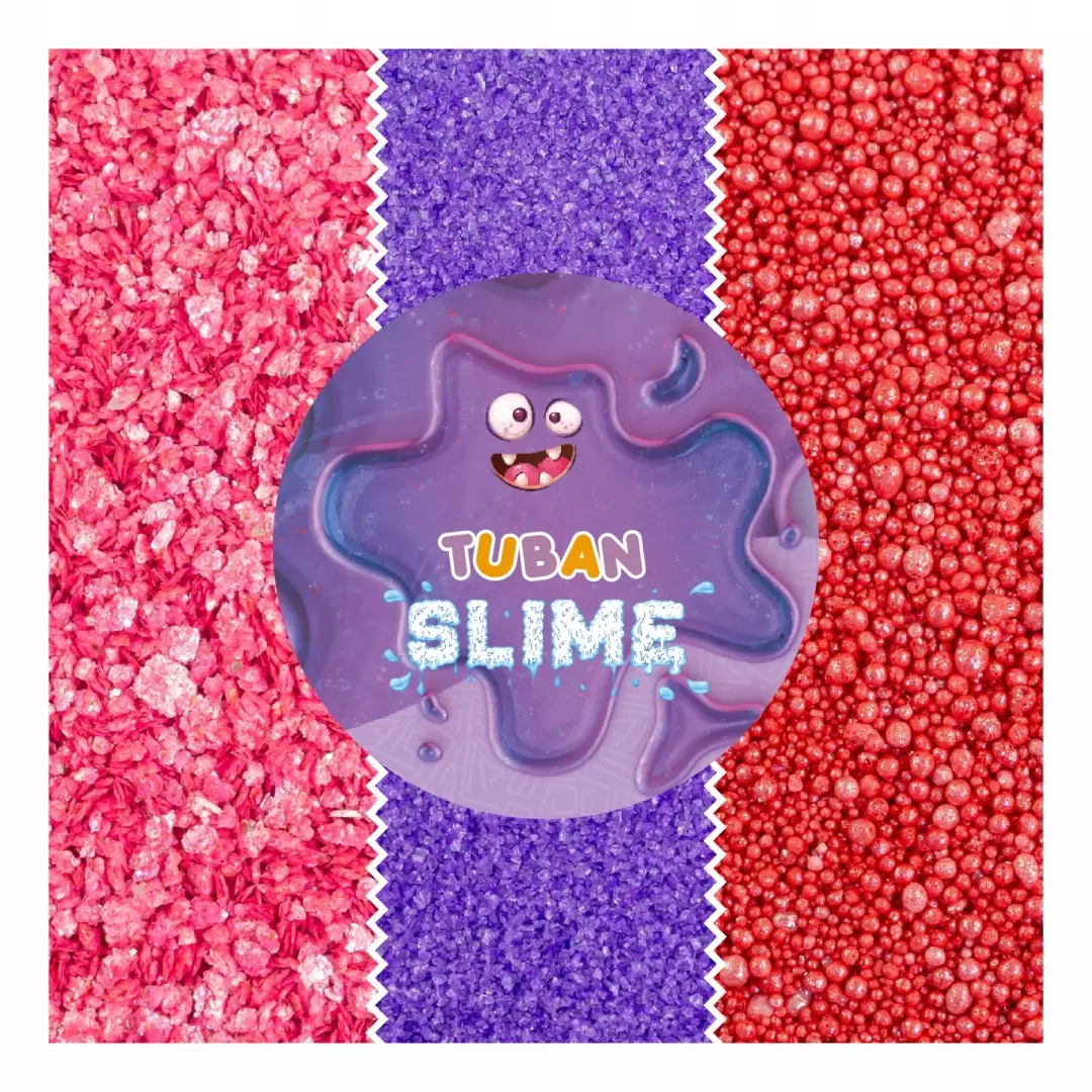 Slime brokat mineralny - 3 kolory 13,5g TUBAN - Papiernicze i szkolne