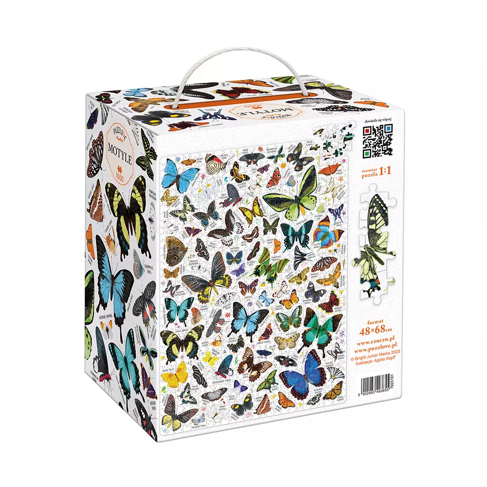 Puzzlove CzuCzu 1000 elementów. Motyle - Puzzle