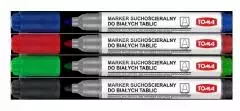Marker do tablic 4 kolory TOMA - Książki
