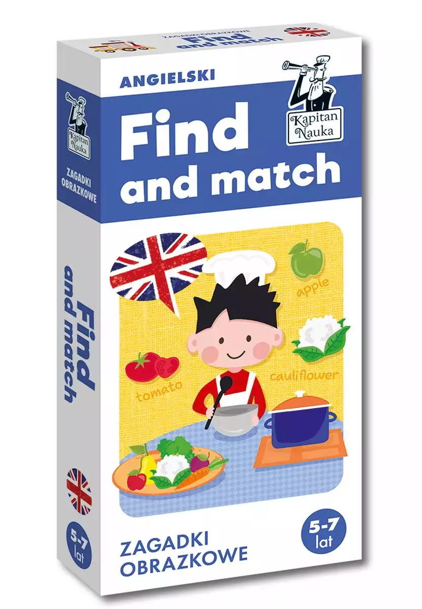 Angielski. Find and match. Zagadki obrazkowe - Gry