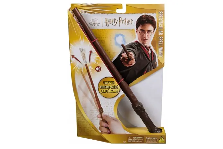 Harry Potter. Różdżka magiczna Spectacular Spell Wand z dźwiękiem, 33 cm - Zabawki