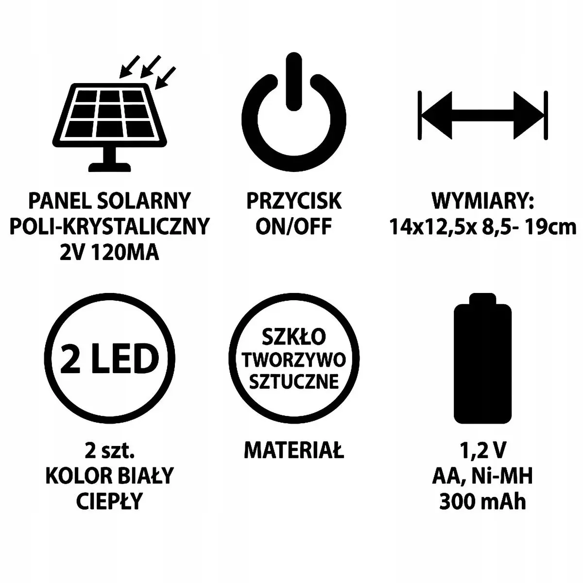 Lampa Solarna Kamień 14X12.5X8.5/19CM - Elektronika i akcesoria
