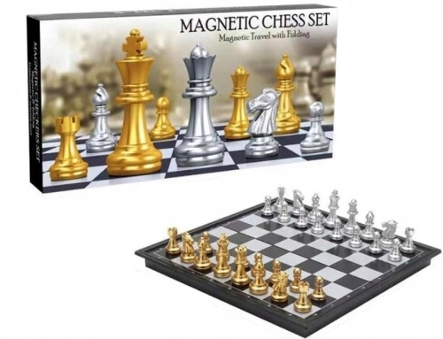 ZŁOTE SZACHY MAGNETYCZNE Midex - Gry