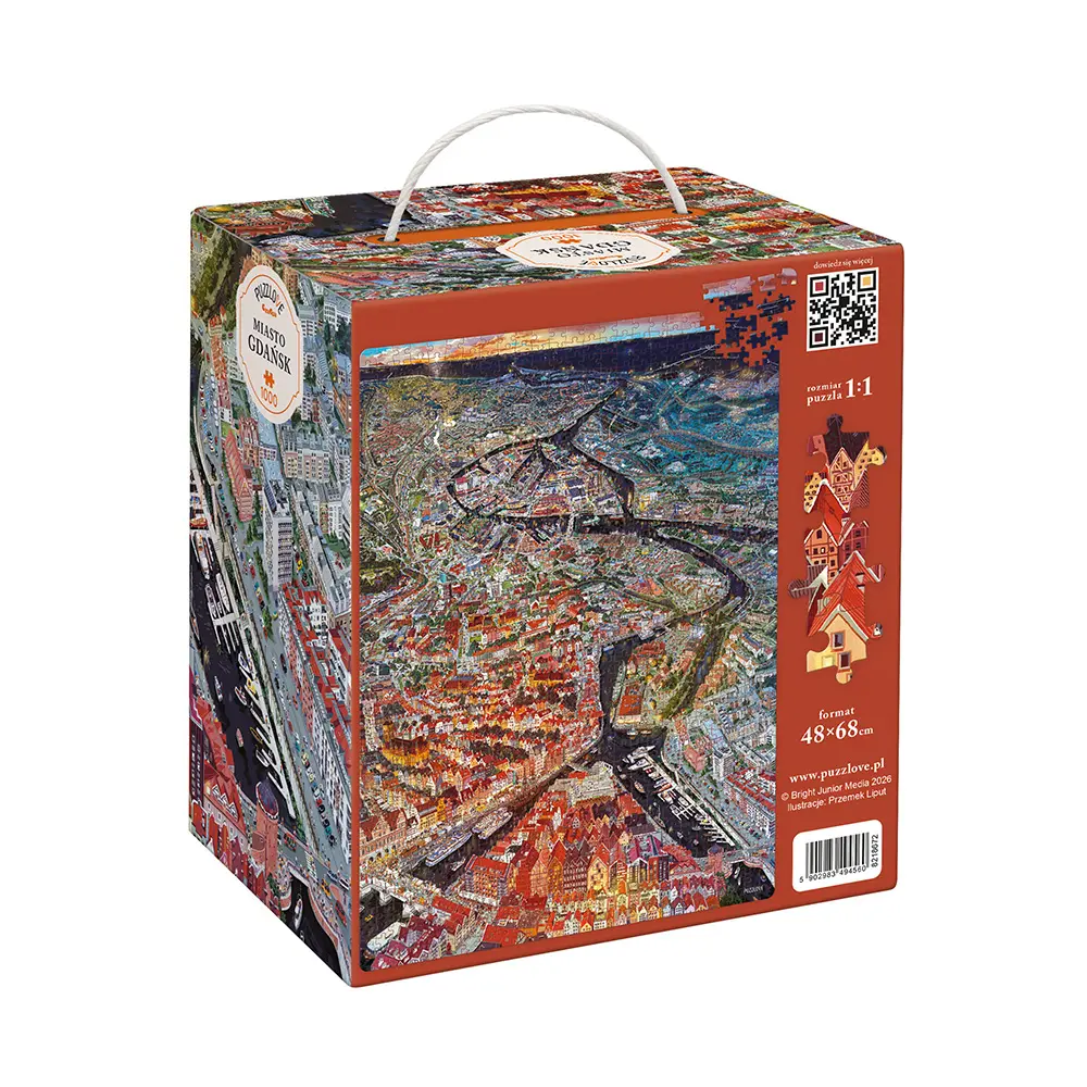 Puzzlove CzuCzu 1000 elementów. Miasto Gdańsk - Puzzle