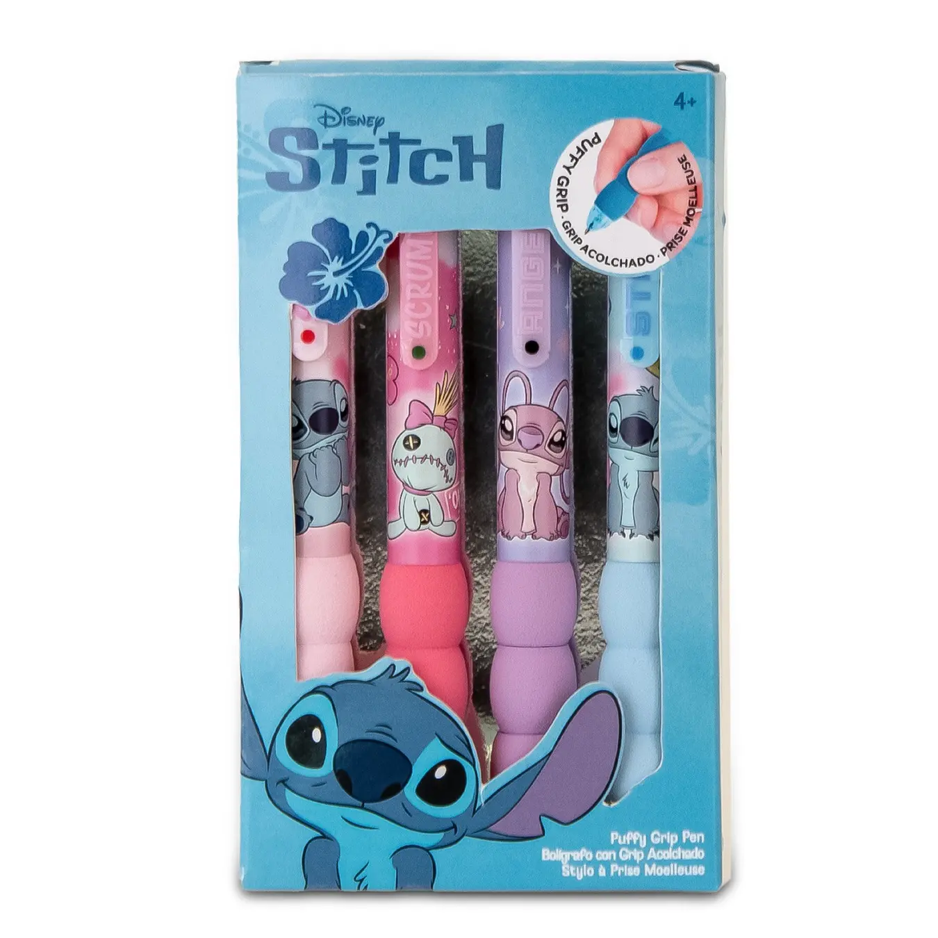 Stitch zestaw 4długop.z puszys.uchw.97075 - Zabawki
