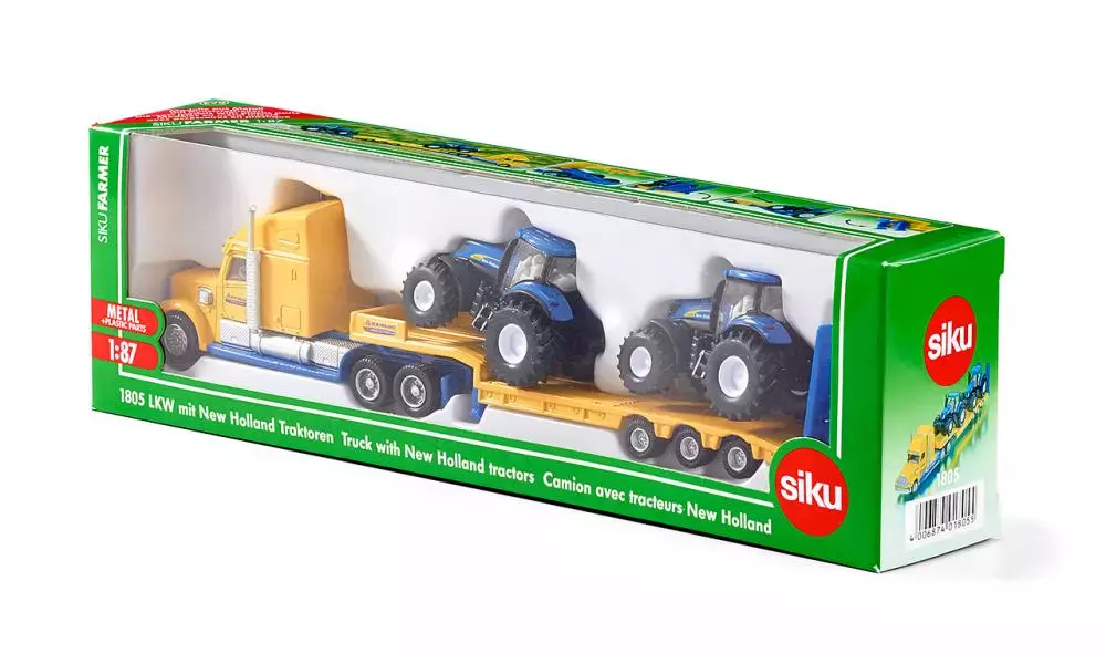 Ciężarówka z traktorami New Holland, 1:87