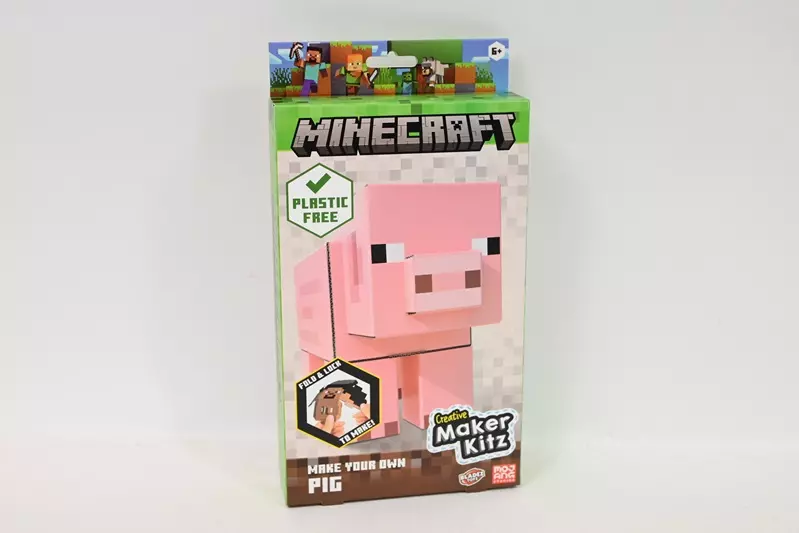 Minecraft zbuduj figurkę Świnki