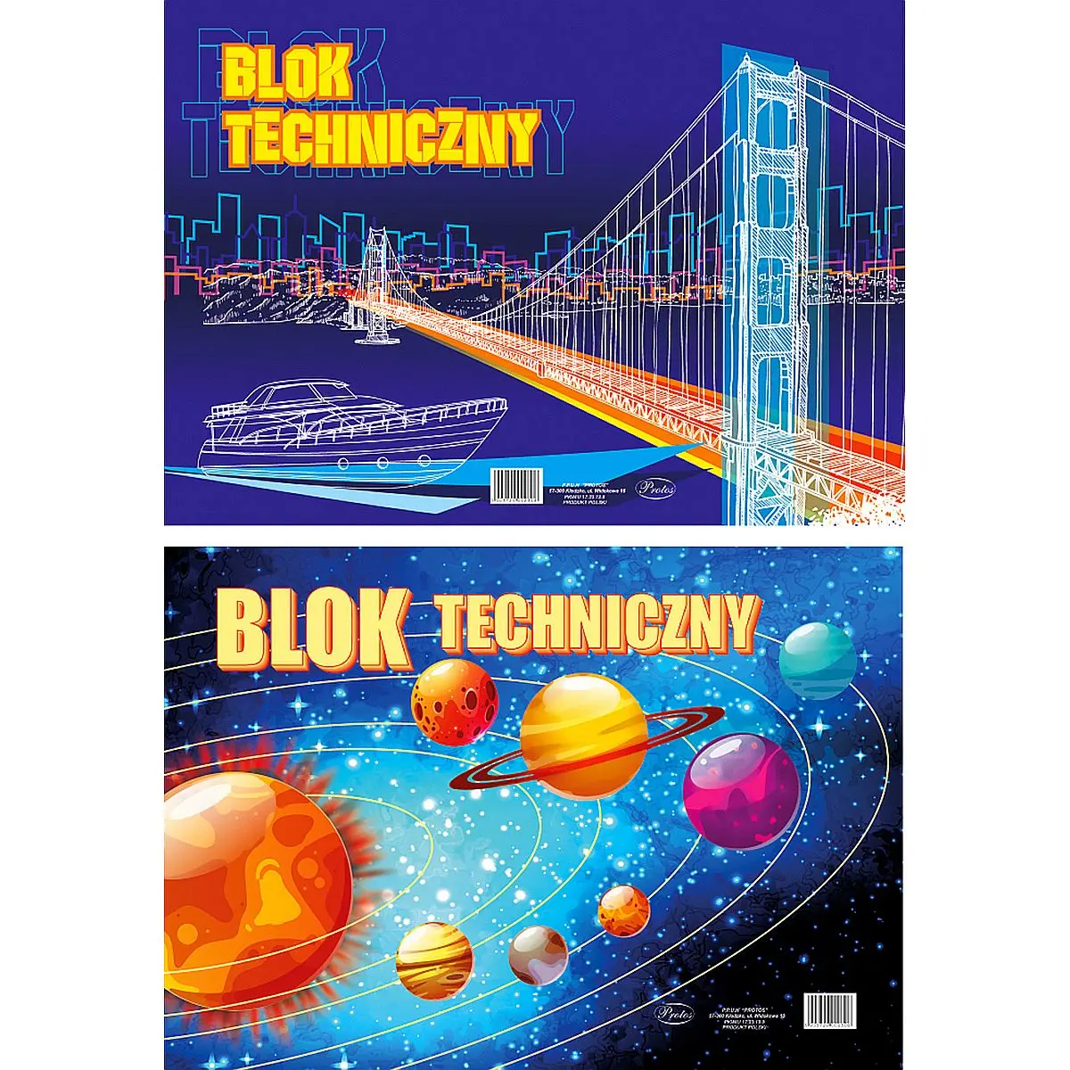 Blok techniczny A3 biały 10k Protos - Papiernicze i szkolne