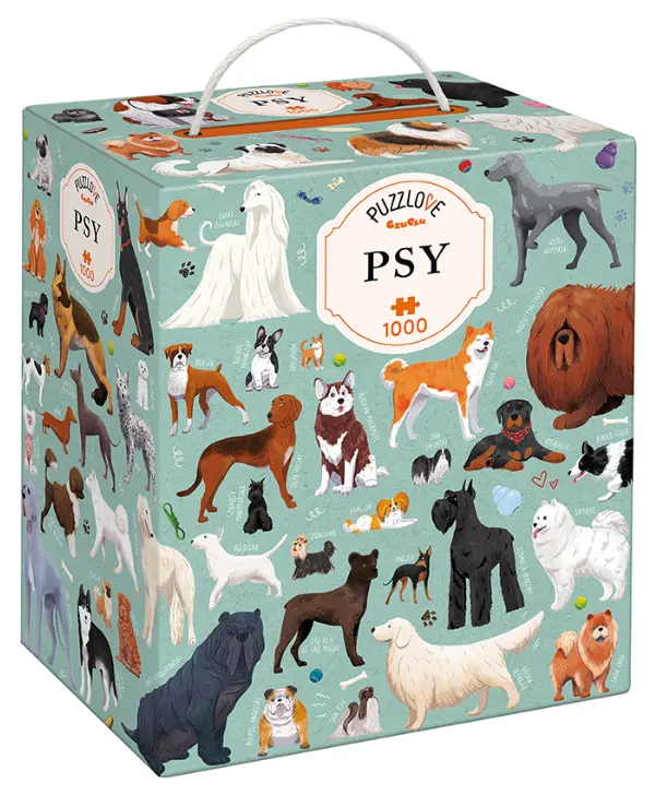 Puzzlove CzuCzu 1000 elementów. Psy - Puzzle
