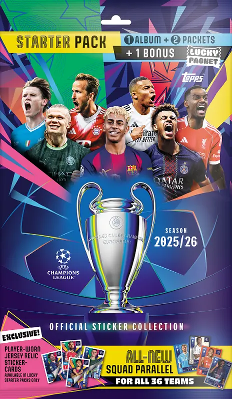 Champions League 2026 S&A Album Pack - Zabawki