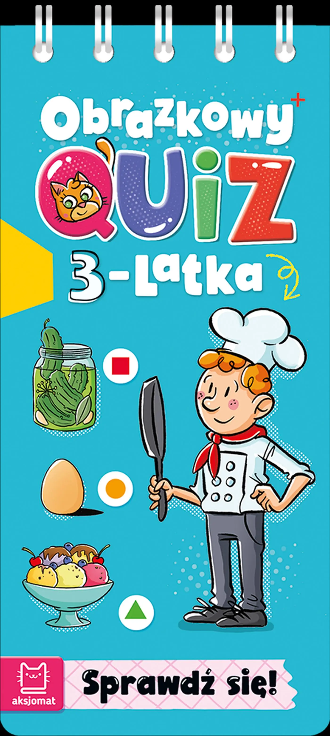 Obrazkowy quiz 3-latka. Sprawdź się! - Książki