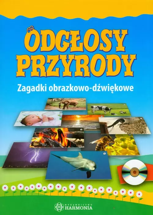 Odgłosy przyrody. Zagadki obrazkowo-dźwiękowe + CD - Książki