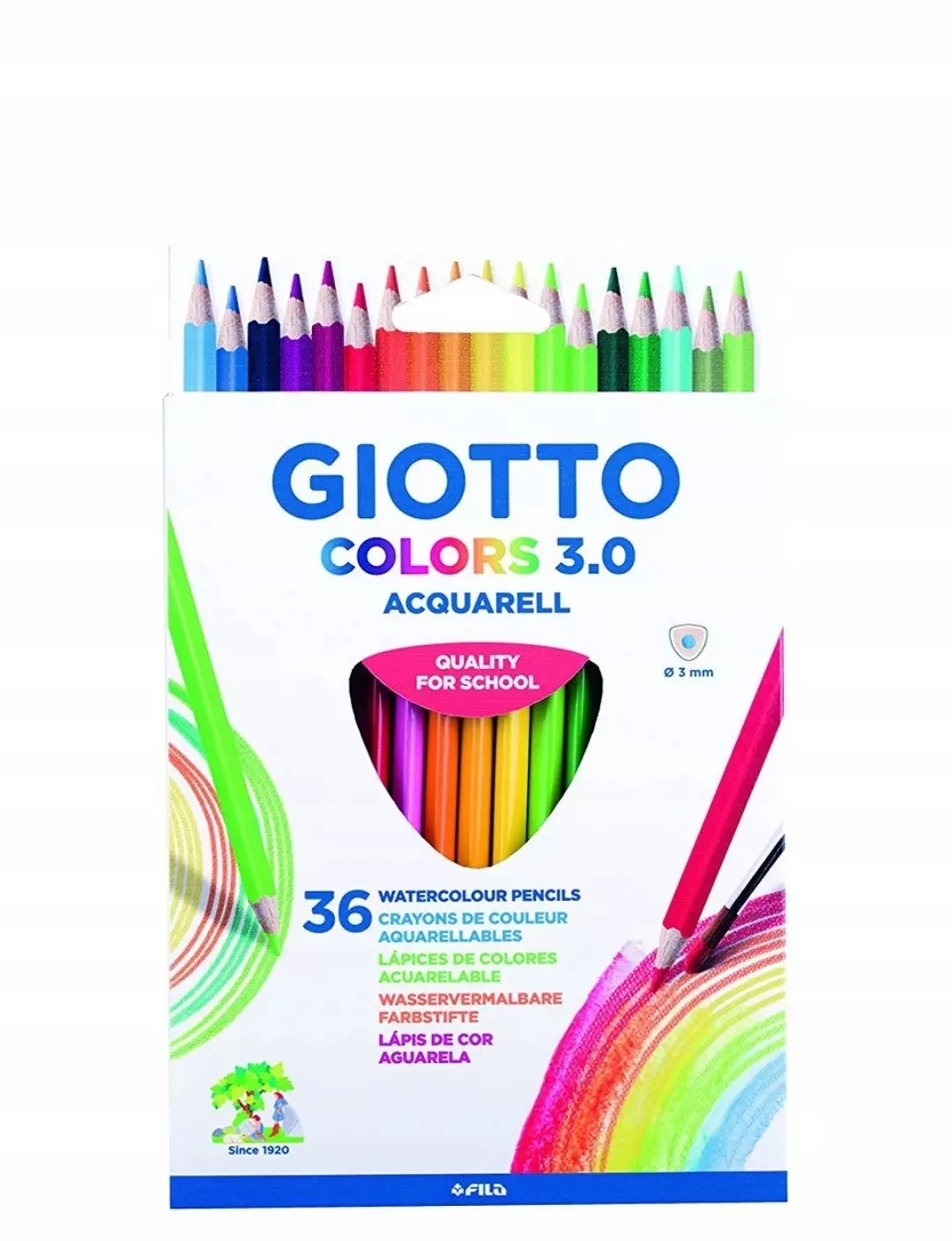 Kredki akwarelowe Giotto 36 szt.