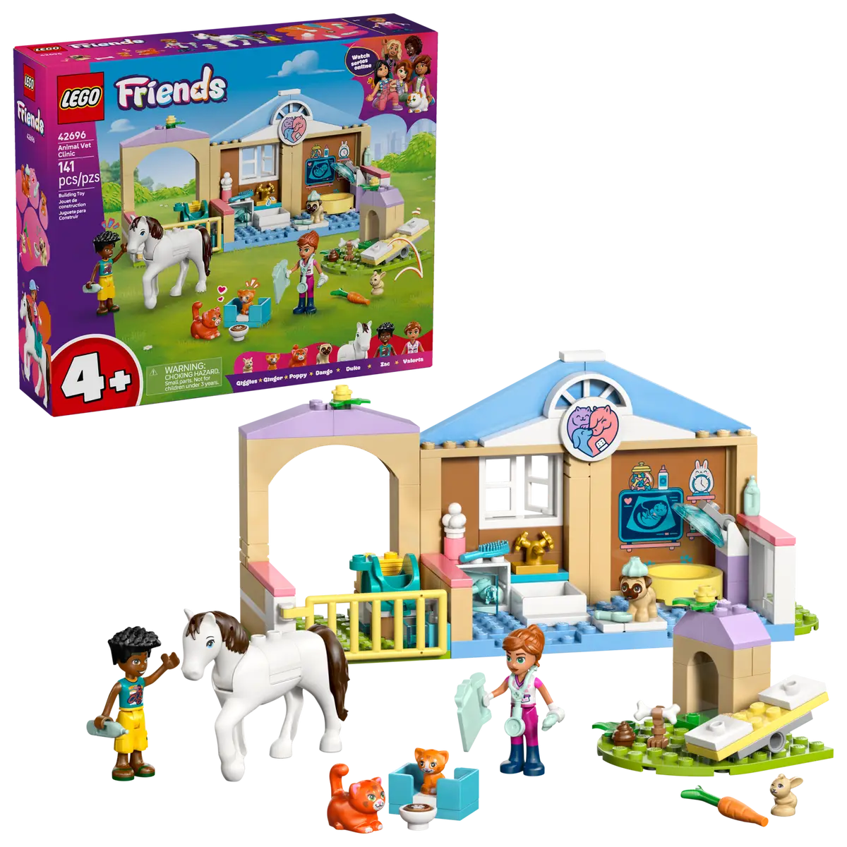 LEGO Friends Lecznica dla zwierząt 42696 - Zabawki