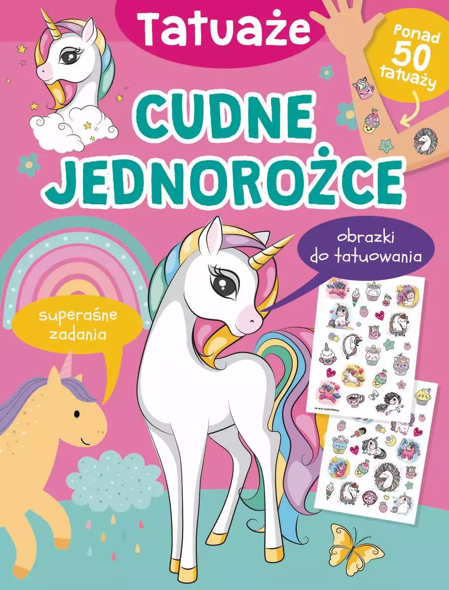 Cudne jednorożce. Tatuaże - Papiernicze i szkolne