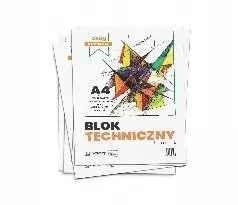 Blok techniczny A4 biały premium 250g (10szt) - Papiernicze i szkolne
