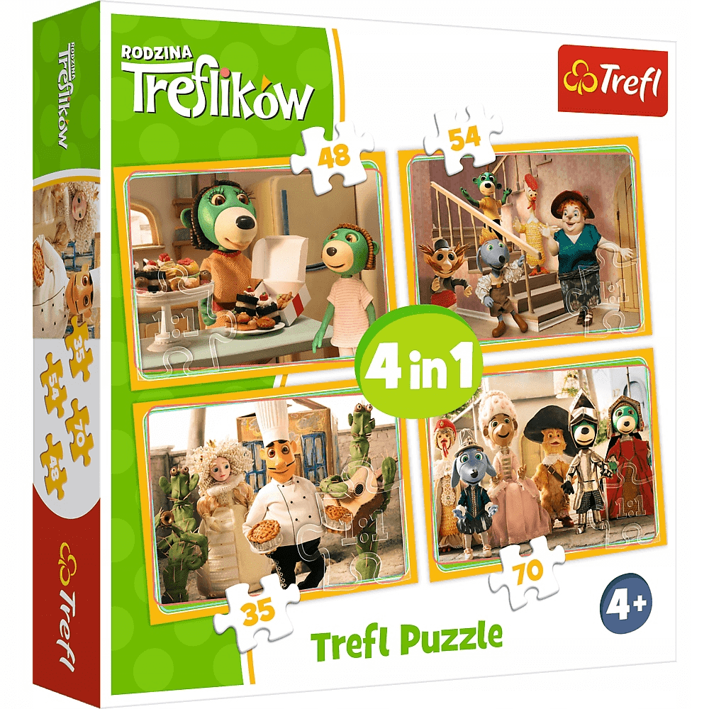 Puzzle 4 w 1. Przygotowania do balu