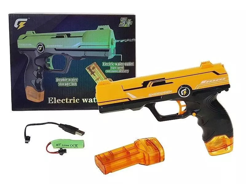 Pistolet na wodę + USB - Zabawki