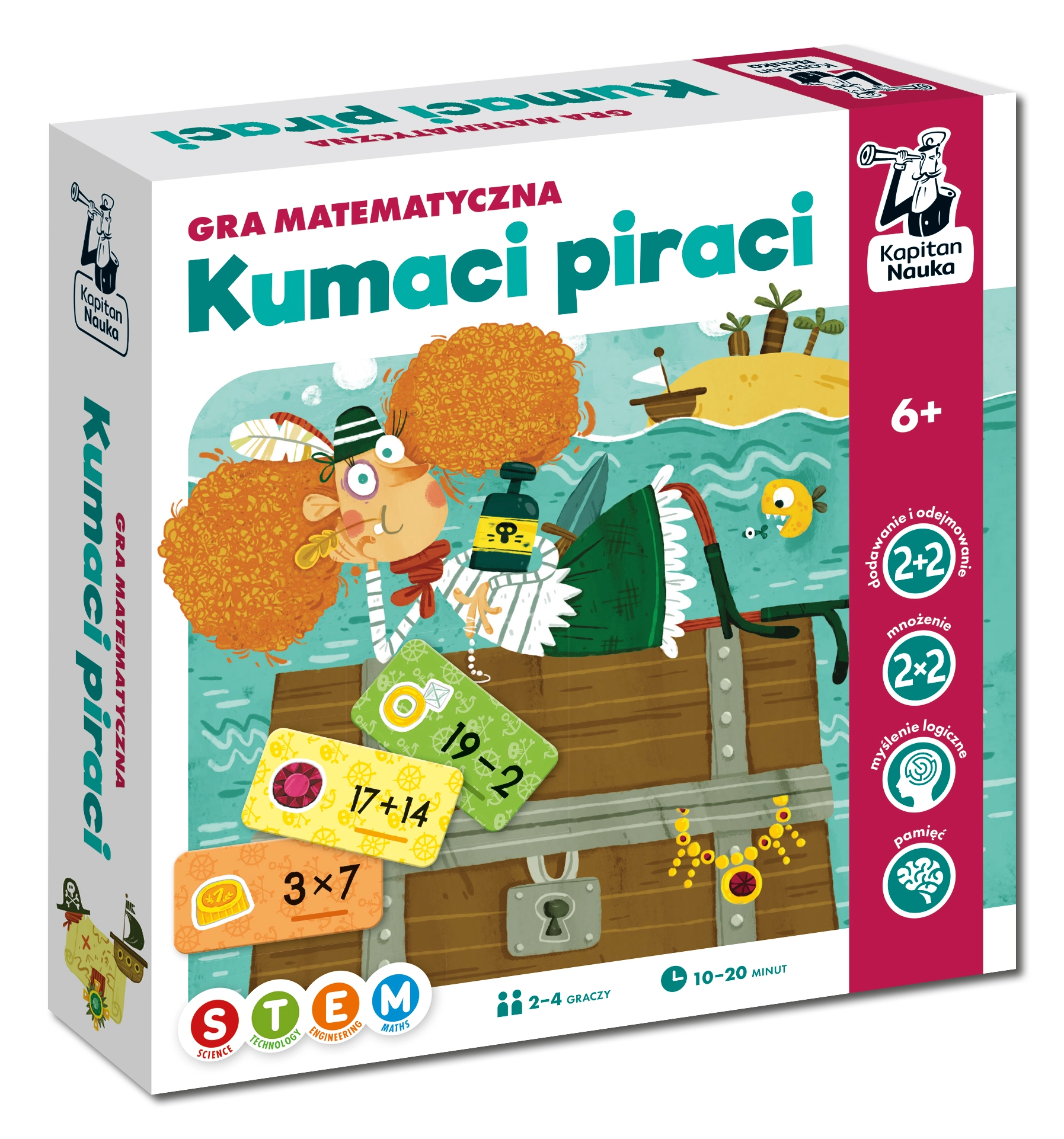 Kumaci piraci. Gra matematyczna - Gry
