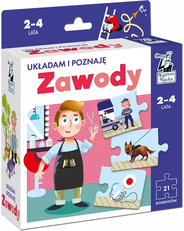Puzzle 21 elementów. Układam i poznaję. Zawody - Puzzle