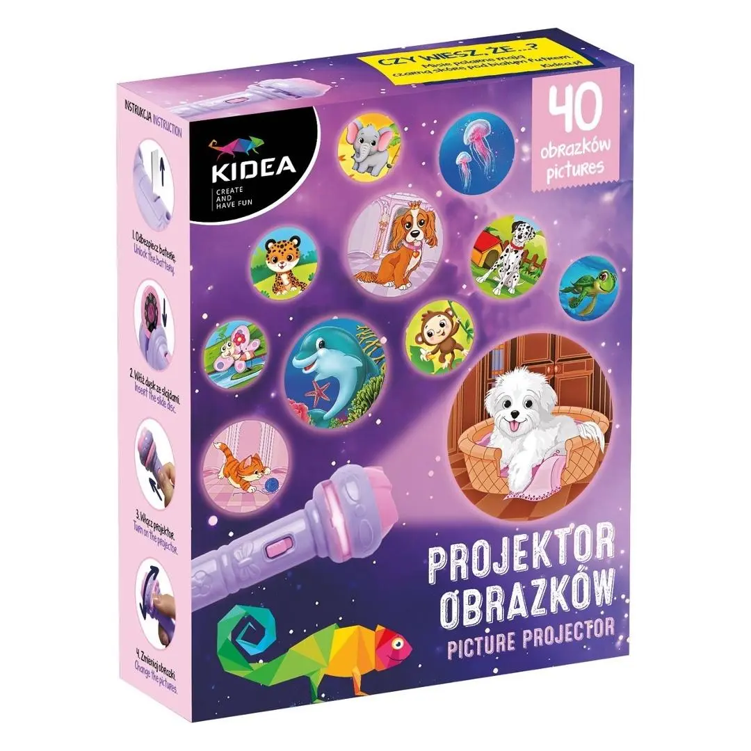 Projektor obrazków KIDEA - Zabawki