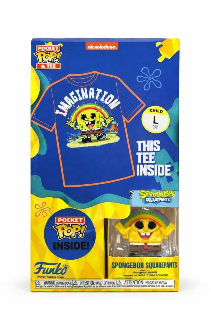 Funko T-shirt Sponge Bob L + figurka - Mama i dziecko