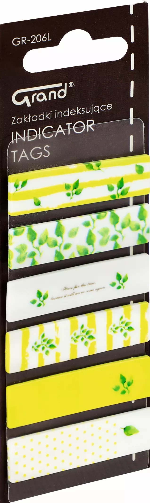 Zakładki indeksujące liście GR-206L GRAND - Papiernicze i szkolne
