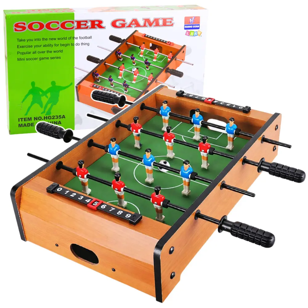 Gra Zręcznościowa Sportowa Piłkarzyki Stołowe Dla Dzieci Stół 51 x 31 cm - Gry