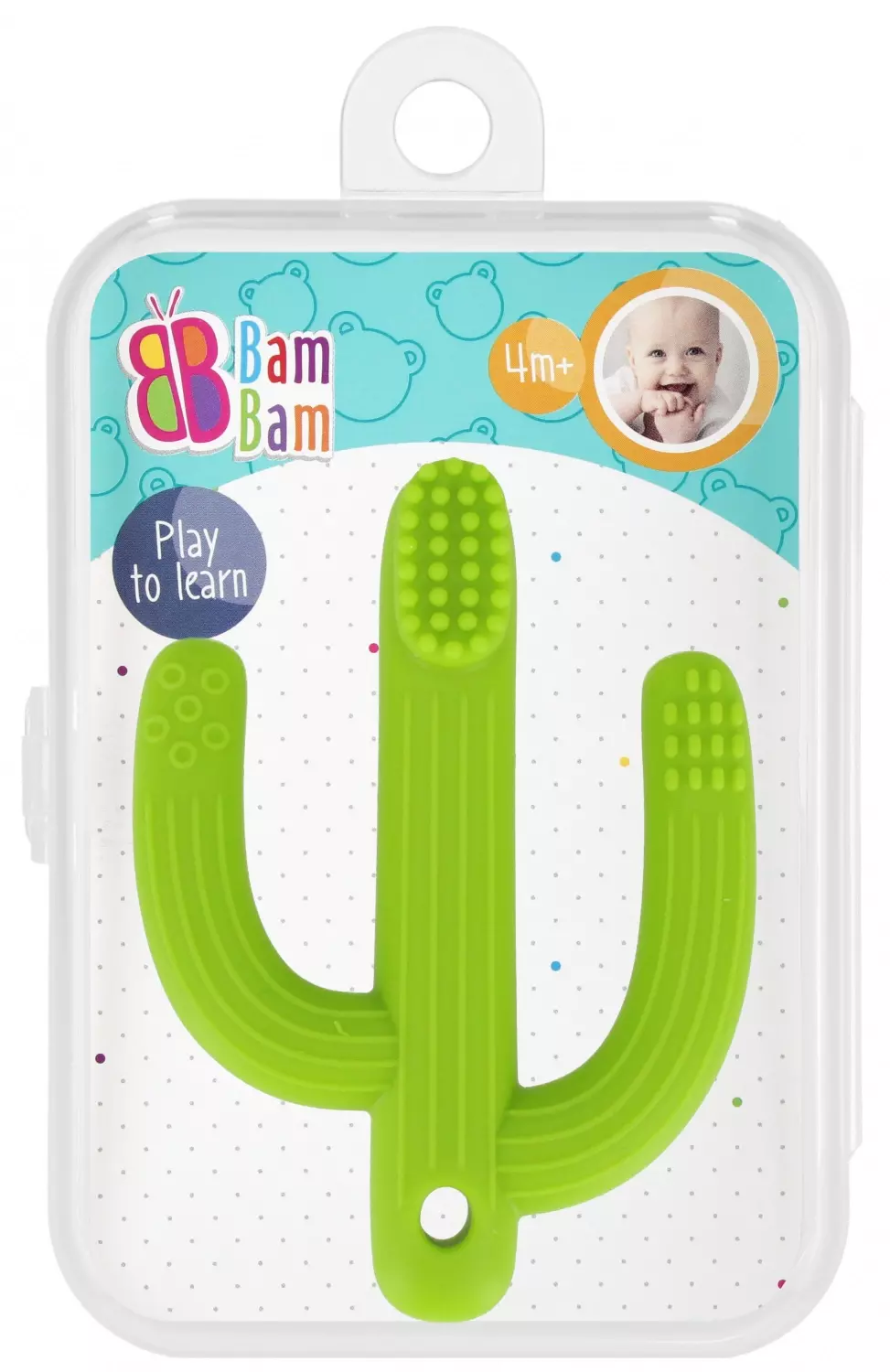 Gryzak szczoteczka kaktus - Zabawki