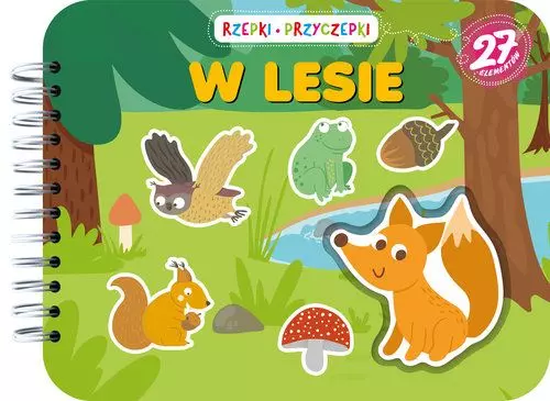 Rzepki-przyczepki. W lesie - Książki