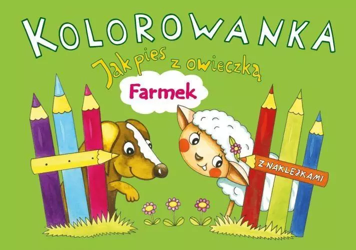 Kolorowanka. Jak pies z owieczką. Farmek - Książki