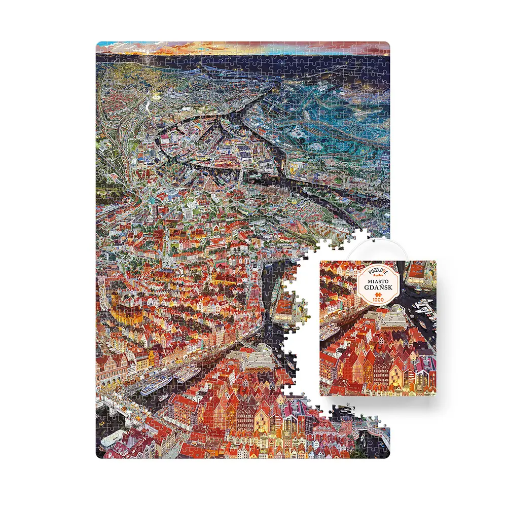 Puzzlove CzuCzu 1000 elementów. Miasto Gdańsk - Puzzle