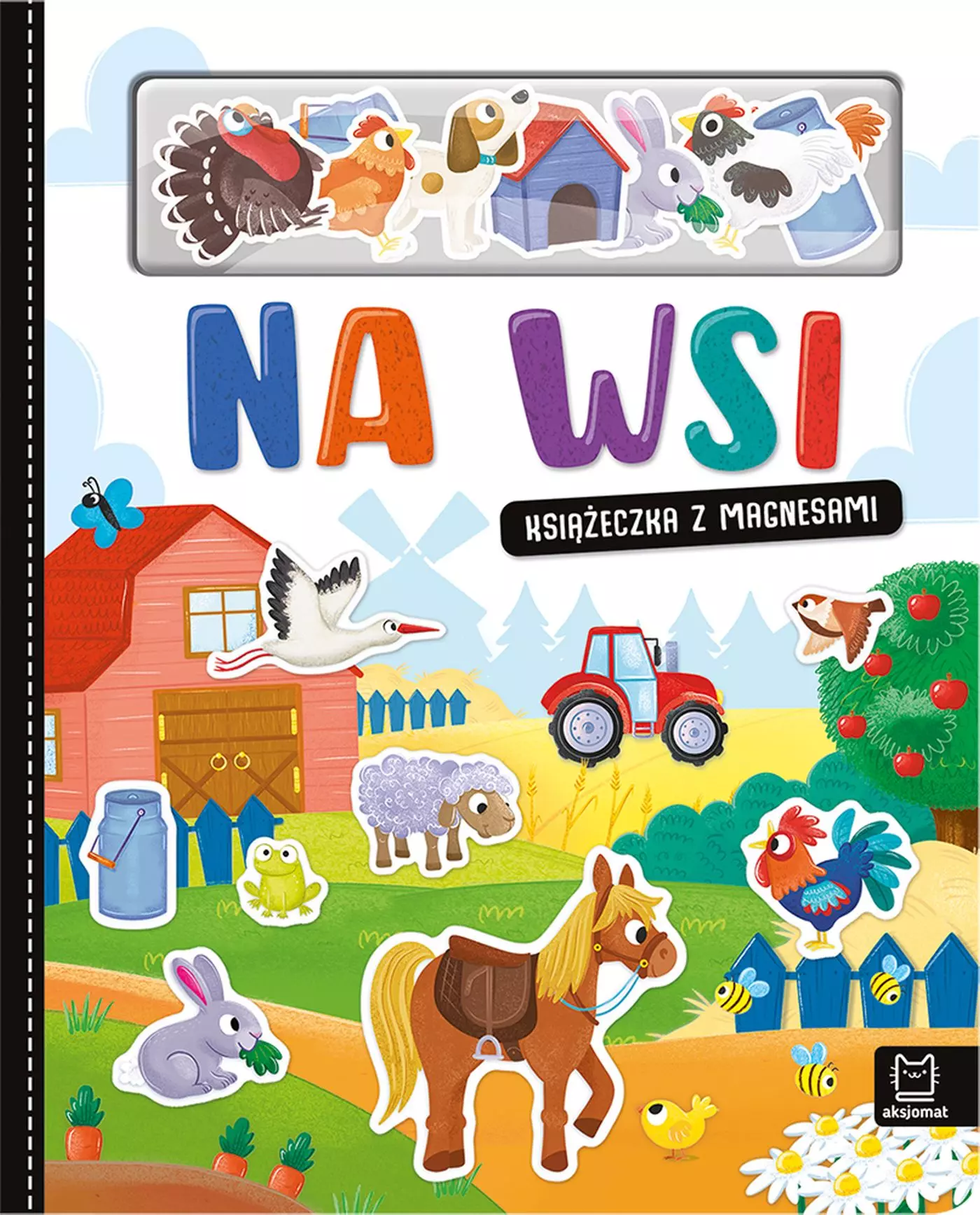 Na wsi. Książeczka z magnesami - Papiernicze i szkolne