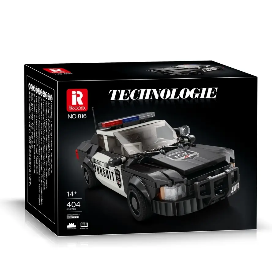 Reobrix, Klocki Samoch?d policyjny, 404 el. - Zabawki