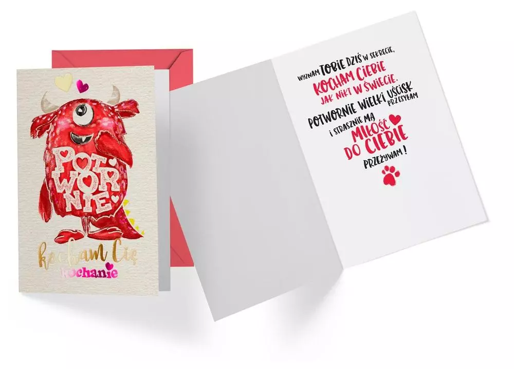 Karnet B6 Walentynki - Papiernicze i szkolne