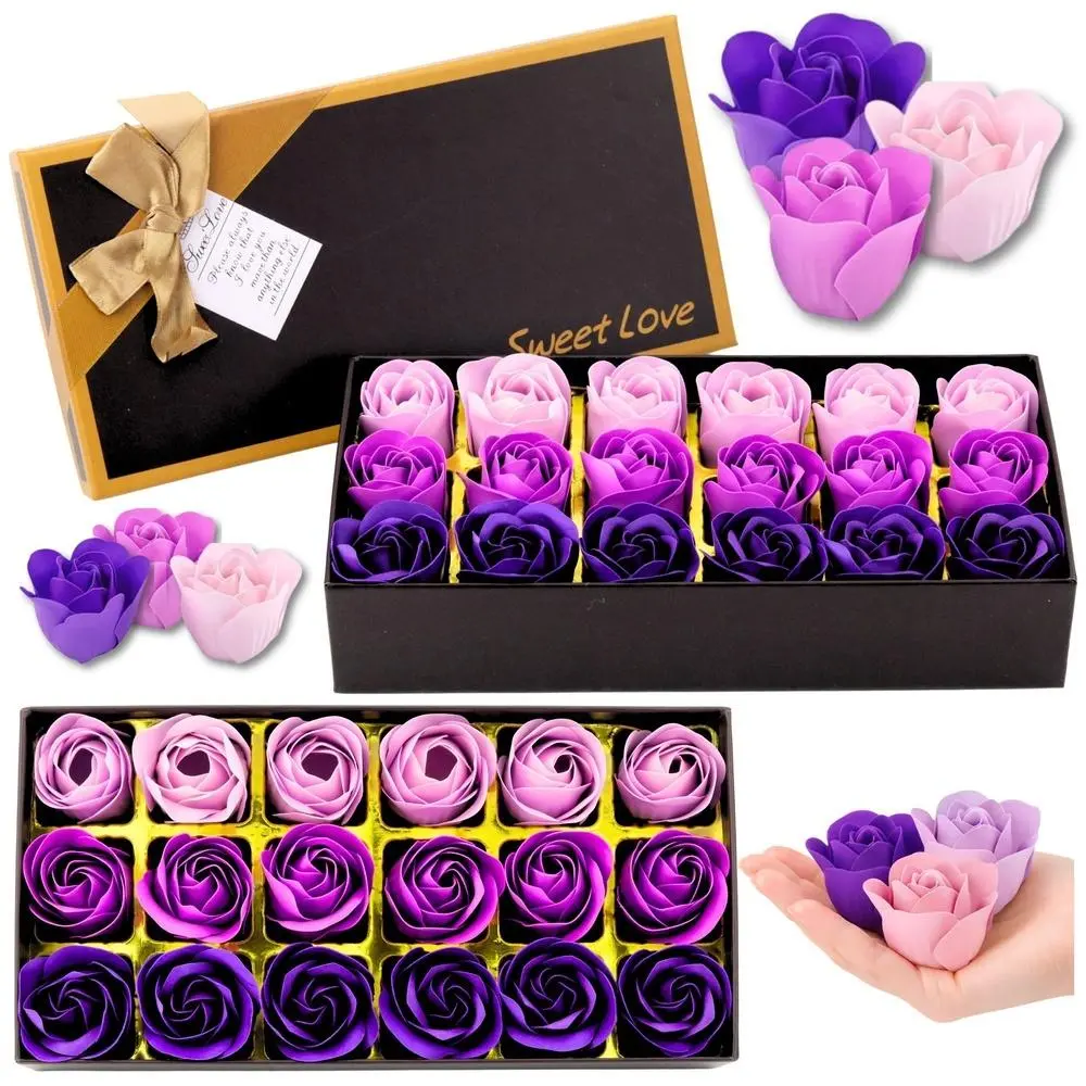 Flower Box Wieczne Pachnące Róże 18szt - Papiernicze i szkolne