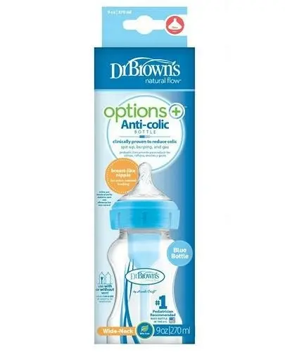 Butelka Browns SZ.SZYJ.270ML Op.pl.nieb 91602 - Mama i dziecko